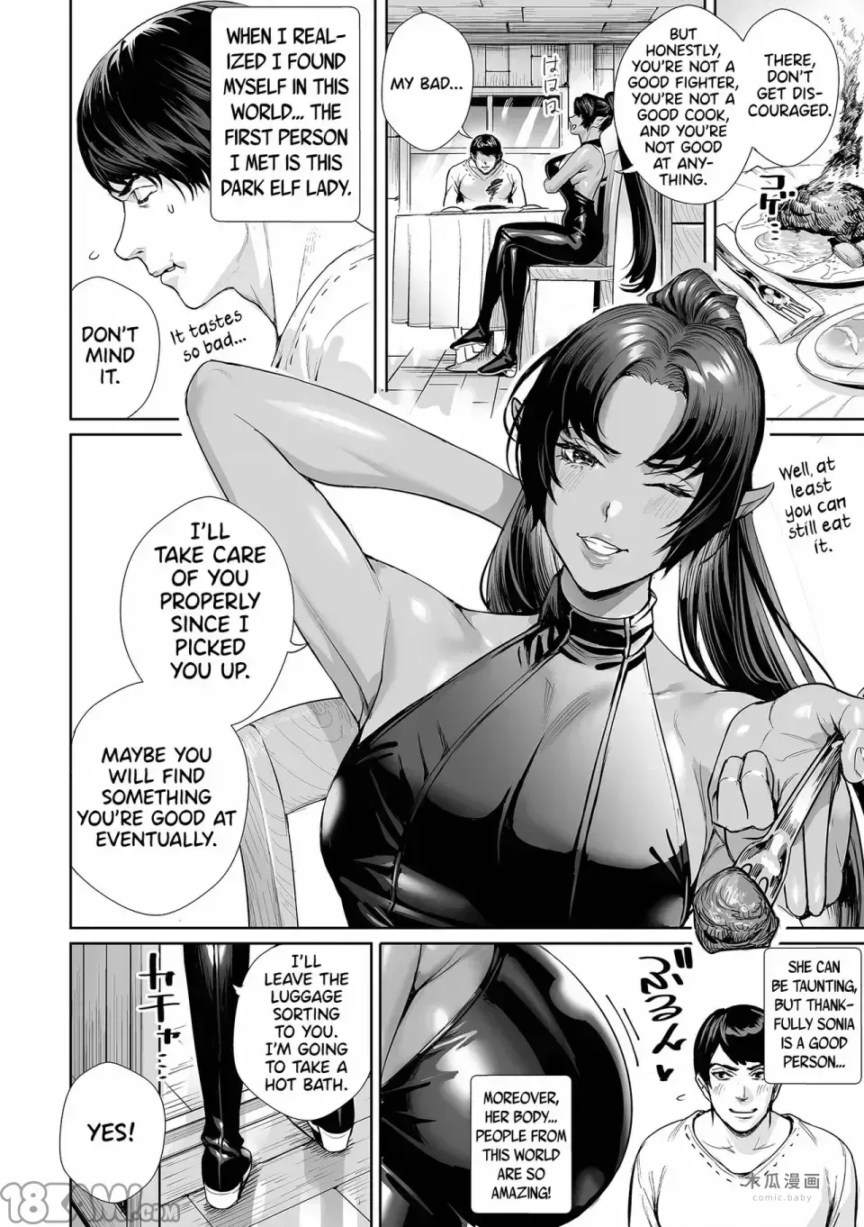 Dark Elf no Onee-san ni Hirowarete | I Was Picked Up By Miss Dark Elf · Chapter 1 page 2